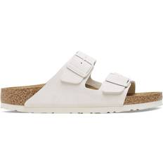 Birkenstock Arizona - Hvite Sko Birkenstock Arizona Suede Leather - Antique White