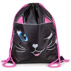 Ensfarvet Gymnastikposer Jeva Cat STRING BAG