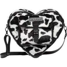 Dr. Martens Cow Print Heart Bag - Black/White