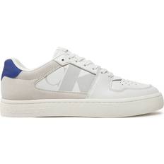 Calvin Klein Jeans White Leather Mens Sneaker - White