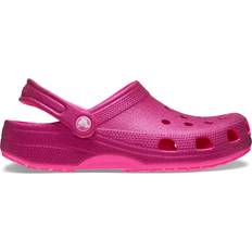 43 - Rosa Pantoletten Crocs Classic Glitter Clog - Pink Crush