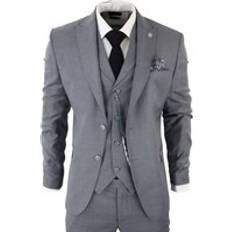 Classic 3-Piece Plain Suit Grey 52R
