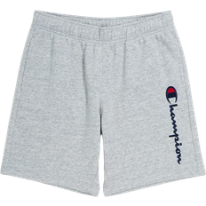 Champion Uomo Shorts Champion Terry Shorts with Leg Logo - Light Grey