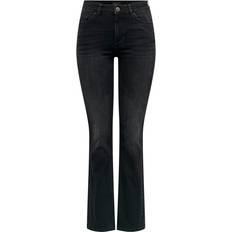 Dame - XS Jeans Only Blush Mid Waist Flared Jeans - Washed Black