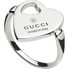 Jewellery Gucci Trademark Heart Ring - Silver