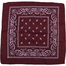 Dam - Röda Halsdukar & Sjalar Megabilligt Bandana Scarf Sjal Snusnäsduk Vinröd röd