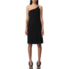 DSquared2 Dresses DSquared2 Casacca Kort Kjole Feminin og Elegant Black