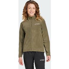 Clothing Adidas Terrex Multi Full Zip Fleece Green Woman