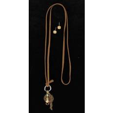 Brown - Men Jewelry Sets Blazin Roxx Knotted Cross Jewelry Set