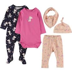 Sommerfugleærme Bodyer Børnetøj Name It Multipakke NbfDidina Rose 1½ år 86 Body L/Æ