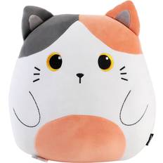 Guanciali iTotal Cuscino Decorativo Per Cameretta Soggiorno Orange Cat Guanciale Arancione
