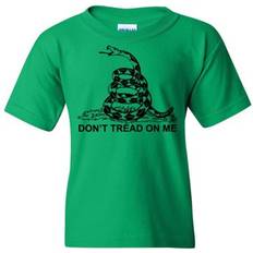 Tops Tee Hunt Sold by: Don t Tread On Me Youth T-Shirt Kid PatrioticGadsden Flag Rattle Snake Green