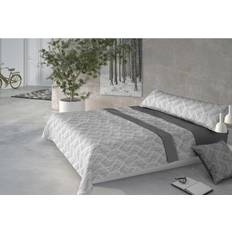 Textiles Pierre Cardin Juego de Sabanas 150 x 200 cm 3 Piezas Funda nórdica Gris