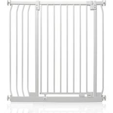 Gate Safetots Safetots Extra Tall Elite Safety Gate, 89Cm 98Cm, Matt White, Extra Tall 96.8Cm In Height, Pressure Fit Stair Gate One Size