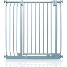 Stair Gate Safetots Safetots Extra Tall Elite Safety Gate, 89Cm 98Cm, Matt Grey, Extra Tall 96.8Cm In Height, Pressure Fit Stair Gate One Size