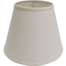 Cloth & Wire Slant Deep Empire White Shade 18"