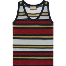 Gucci Red Tank Tops Gucci Striped Sleeveless Top