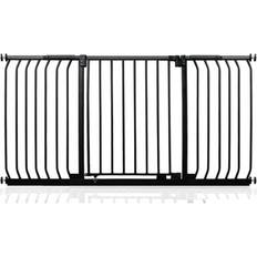 Child Safety Safetots Safetots Elite Pressure Safety Gate, 143Cm 152Cm, Matt Black, Pressure Fit Stair Gate One Size