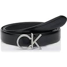 Calvin Klein Damen Gürtel Calvin Klein Cinturón Para Mujer Re-Lock Ck Logo Belt 30Mm K60K610157 Negro