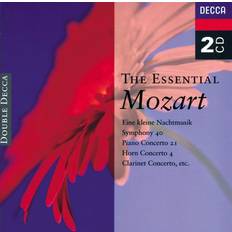 Herbert Von Karajan, Sir Georg Solti, Gabriel Bacquier, Wolfgang Amadeus Mozart, Vienna Philharmonic Orchestra, Academy Of St Martin In The Fields Orchestra, Willi Boskovsky, Teresa Berganza, George Guest, St John's College Choir, Cambridge, Peter Maag, Gervase De Peyer, Leontyne Price, Richard Bonynge, London Symphony Orchestra, English Chamber Orchestra, Sir Neville Marriner, András Schiff, István Kertész, Chamber Orchestra Of Europe, Radu Lupu, Barry Tuc The Essential Mozart (CD)