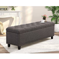 Ebern Designs Storage Benches Ebern Designs 51" Ottoman Storage Bench