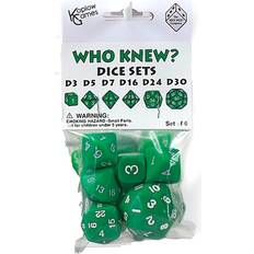 Koplow Games Grön special Who Knew 6 Dice Set