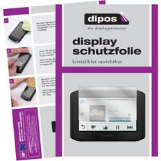 Dipos 3x screen protector for garmin zumo 396 lmt protection crystal clear