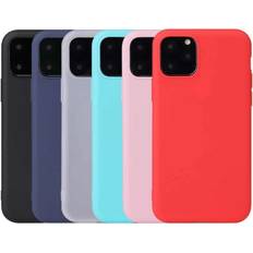 Skalo iPhone 12 Ultratynd TPU-skal Pink