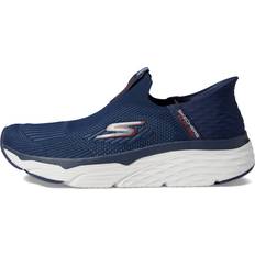 Skechers memory foam mens Skechers Men's Max Cushioning Slip-Ins-Athletic Slip-On Running Walking Shoes with Memory Foam Navy, X-Wide