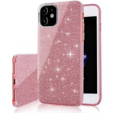 A55 cover TechSolz 3in1 Glitter Elegant Soft Cover for Galaxy A55