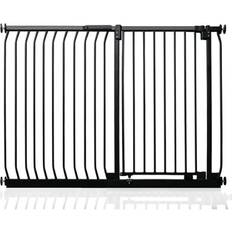 Child Safety Safetots Safetots Extra Tall Elite Safety Gate, 134Cm 143Cm, Matt Black, Extra Tall 96.8Cm In Height, Pressure Fit Stair Gate One Size