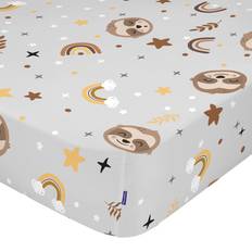 HappyFriday Fitted HappyFriday MOSHI MOSHI Bed Sheet Multicolour