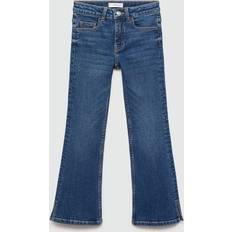 Mango Flared jeans with opening dark blue Kids KIDS Dark Blue