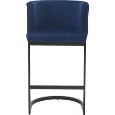 Fairmont Park Velino Matt Black Cantilever Seating Stool