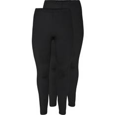 Zizzi Vaatteet Zizzi Leggings Long 2-pak Sort