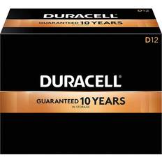 Duracell 1.5V D Power Preserve CopperTop Alkaline Batteries, 12 Pack MN1300