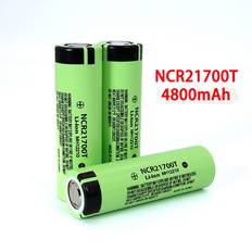 NCR 3.7v ncr 21700t 4800 mah li-lon batteri 15a strøm 5c vurdere utladning ternære litiumbatterier diy elektrisk bilbatteripakke