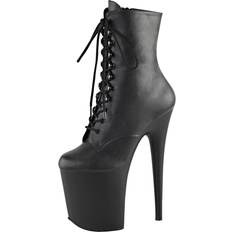 Støvler Pleaser Flamingo 1020 Faux Leather Black Matte