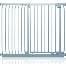 Stair Gate Safetots Safetots Extra Tall Elite Safety Gate, 125Cm 134Cm, Matt Grey, Extra Tall 96.8Cm In Height, Pressure Fit Stair Gate One Size