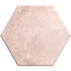 Hexagon flise Hill Ceramic Hexagon Klinker Vivid Rose Matt 15x17 cm