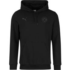 Puma Herren, Pullover, BVB ESS Hoodie FL, Schwarz