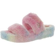 Fur Slides Womens Faux Fur Slip On Slide Sandals