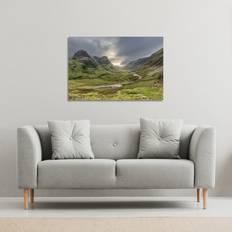 Green Framed Art Lee Mountain Landscape Canvas X 101 X Framed Art