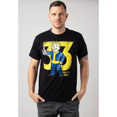 Fallout Overdele Fallout Official tv series vault boy vault distressed print black t-shirt