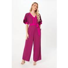 Purple - Women Jumpsuits & Overalls Wallis jumpsuit womens occasion jumpsuits plum