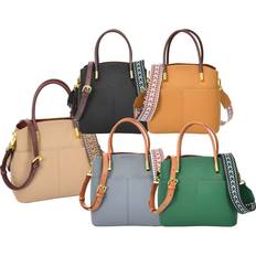Womens real handbag top handle small bag ella