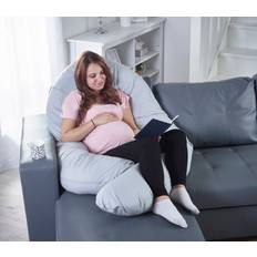 Grey Pregnancy & Nursing Pillows Kinder Valley Kinder Valley 12Ft Maternity Pillow Grey One