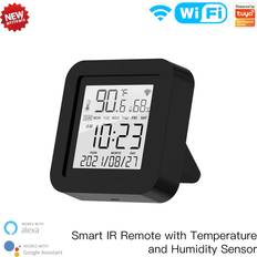 Smarta styrenheter Moes Moes wifi tuya smart ir fjernkontroll temperatur og fuktighetssensor til klimaanlegg tv ac fungerer med alexa google hjem