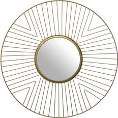 Gold Wandspiegel Alexandra House Living Golden Wall Mirror