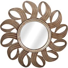 Résine Miroirs Romimex Romimex Silver Circular Wall Mirror